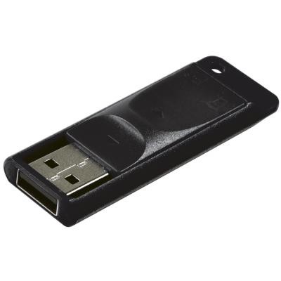 USB флеш накопитель Verbatim 16GB Slider Black USB 2.0 (98696)