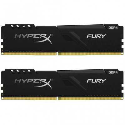 Модуль памяти для компьютера DDR4 16GB (2x8GB) 3600 MHz HyperX Fury Black HyperX (Kingston Fury) (HX436C17FB3K2/16)