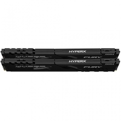 Модуль пам'яті для комп'ютера DDR4 16GB (2x8GB) 3600 MHz HyperX Fury Black HyperX (Kingston Fury) (HX436C17FB3K2/16)