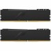 Модуль пам'яті для комп'ютера DDR4 16GB (2x8GB) 3600 MHz HyperX Fury Black HyperX (Kingston Fury) (HX436C17FB3K2/16)