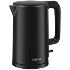 Електрочайник Tefal Thermo Protect, 1.5л, пластик, нержавіюча сталь, чорний Електрочайник Tefal Thermo Protect, 1.5л, пластик, нержавіюча сталь, чорний