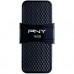 USB флеш накопичувач PNY flash 16GB Duo Link Micro Black OTG USB 3.0 (P-FD16GOTGSLMB-GE)