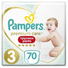 Підгузок Pampers Premium Care Pants Midi Розмір 3 70 шт (8001090759955) Підгузок Pampers Premium Care Pants Midi Розмір 3 70 шт (8001090759955)