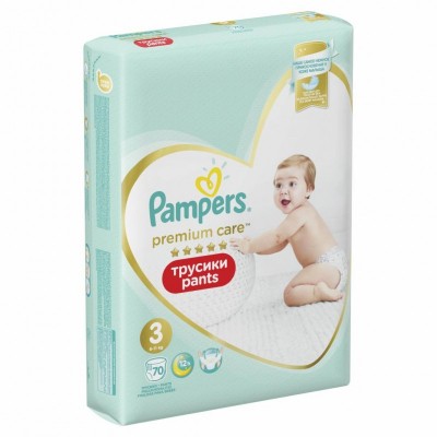 Подгузник Pampers Premium Care Pants Midi Размер 3 (6-11 кг), 70 шт (8001090759955)