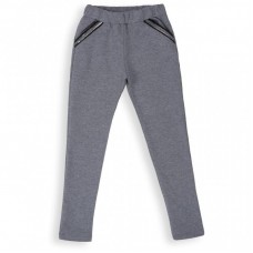 Лосини Breeze з декоративними блискавками (9956-140G-gray) Лосини Breeze з декоративними блискавками (9956-140G-gray)