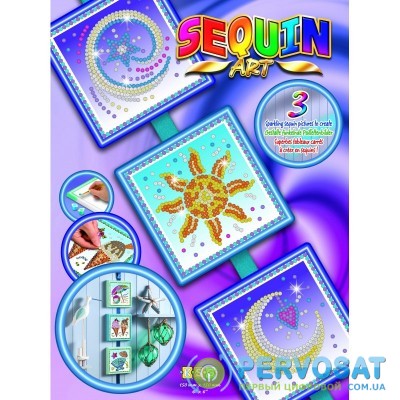 Sequin Art Набор для творчества SEASONS Космос, Солнце, Луна и звезды