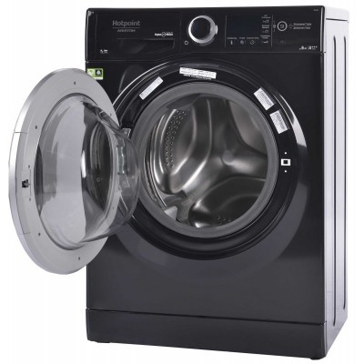 Пральна машина з фронт. завант. Hotpoint RSPG623KDUA, 6кг, 1200, A+++, 43см, Дисплей, Чорний