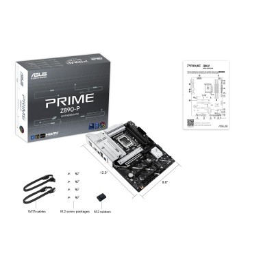 Материнcька плата ASUS PRIME Z890-P s1851 Z890 4xDDR5 M.2 HDMI DP ATX