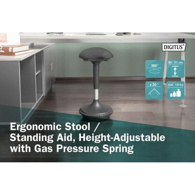 Стілець DIGITUS Ergonomic Standing Chair