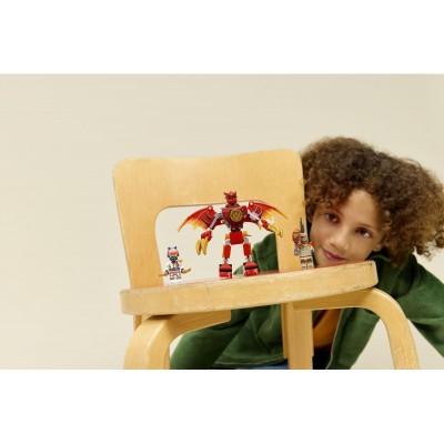 Конструктор LEGO Ninjago Бойовий набір робота Дракона Кая