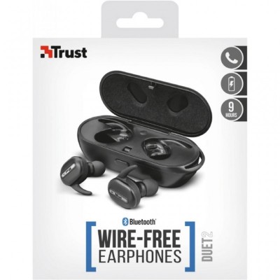 Наушники Trust Duet2 True Wireless Earbuds Black (22864)