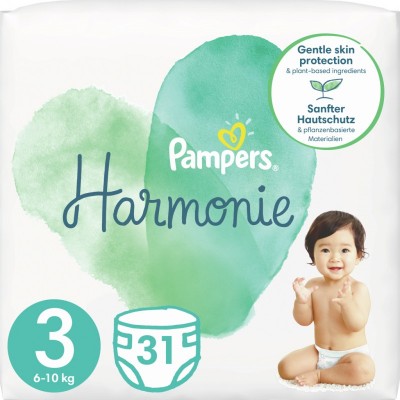 Подгузник Pampers Harmonie Размер 3 (6-10 кг) 31 шт (8006540156599)