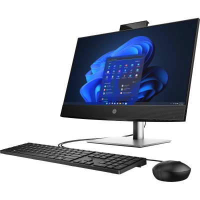 Комп'ютер персональний моноблок HP ProOne 440-G9 23.8&quot; FHD IPS AG, Intel i3-13100T, 8GB, F512GB, ODD, UMA, WiFi, кл+м, 3р, Win11P, чорний