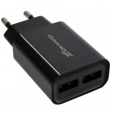 Зарядний пристрій Grand-X 5V 2,4A 2*USB (CH-45) Зарядний пристрій Grand-X 5V 2,4A 2*USB (CH-45)