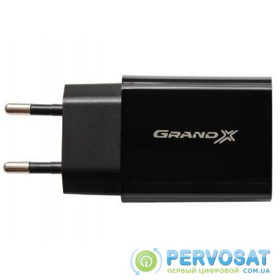 Зарядное устройство Grand-X 5V 2,4A 2*USB (CH-45)