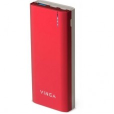Батарея універсальна Vinga 10000 mAh soft touch red (BTPB3810QCROR) Батарея універсальна Vinga 10000 mAh soft touch red (BTPB3810QCROR)