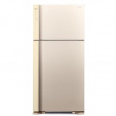 Холодильник з верхньою мороз. HITACHI R-V660PUC7BEG, 184х74х86см, 2 дв., Х- 405л, М- 145л, A++, NF,  Інвертор, Бежевий