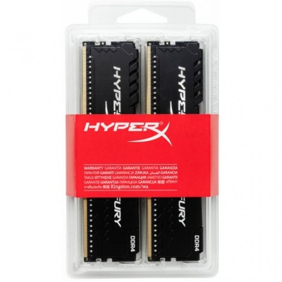 Модуль памяти для компьютера DDR4 64GB (4x16GB) 3200 MHz Fury Black Kingston Fury (ex.HyperX) (HX432C16FB3K4/64)