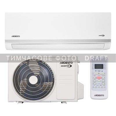 Кондиціонер Ardesto ACM-11INV-R32-WF-AG-S 35м2 інвертор 11000BTU 3.5кВт A++/A+ -15°С Wi-Fi R32 білий