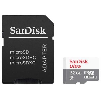 Карта памяти SANDISK 32GB Miсro-SDHC Class 10 UHS-I Ultra (SDSQUNS-032G-GN3MA)