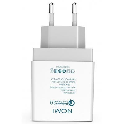 Зарядное устройство Nomi Quick charge 3.0 HC05301 3A white (327825)