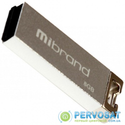 USB флеш накопитель Mibrand 8GB Сhameleon Silver USB 2.0 (MI2.0/CH8U6S)