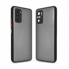 Чохол до моб. телефона MakeFuture Xiaomi Redmi Note 10 Pro Frame (Matte PC+TPU) Black (MCMF-XRN10PBK)