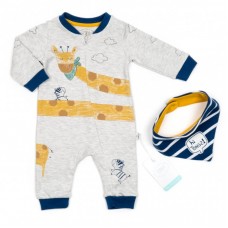 Чоловічок Tongs зі слюнявчиком (2431-74B-gray) Чоловічок Tongs зі слюнявчиком (2431-74B-gray)