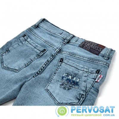 Шорты A-Yugi джинсовые (5260-158B-blue)