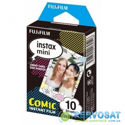 Бумага Fujifilm COLORFILM INSTAX MINI COMIC (54х86мм 10шт) (16404208)