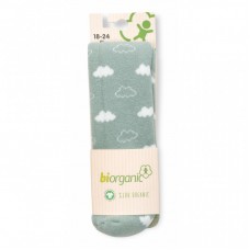 Колготки Bibaby махрові з хмаринками (68379-74-mintwhite) Колготки Bibaby махрові з хмаринками (68379-74-mintwhite)