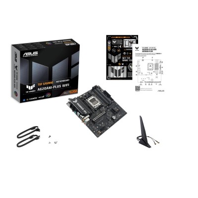 Материнcька плата ASUS TUF GAMING A620AM-PLUS WIFI sAM5 A620 4xDDR5 HDMI DP WiFi BT mATX Материнcька плата ASUS TUF GAMING A620AM-PLUS WIFI sAM5 A620 4xDDR5 HDMI DP WiFi BT mATX