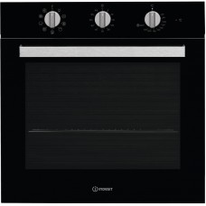 Духовка електр. Indesit IFW6834BL, 60см, 71л, A,  Гриль , Емаль легкого очищення, Конвекція, Чорний