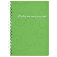 Блокнот Buromax spiral side, А6, 80sheets, Barocco, square, green (BM.2589-615) Блокнот Buromax spiral side, А6, 80sheets, Barocco, square, green (BM.2589-615)