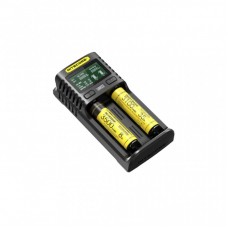 Зарядний пристрій для акумуляторів Nitecore Digicharger UM2 (2 channels, LCD дисп.,Li-ion, Ni-MH/Ni-Cd, (11454) Зарядний пристрій для акумуляторів Nitecore Digicharger UM2 (2 channels, LCD дисп.,Li-ion, Ni-MH/Ni-Cd, (11454)