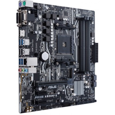 Материнcька плата ASUS PRIME A320M-A sAM4 A320 4xDDR4 HDMI D-Sub DVI mATX