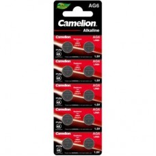 Батарейка AG6 / LR920 / LR69 / V6GA Alkaline * 10 Camelion (AG6-BP10) Батарейка AG6 / LR920 / LR69 / V6GA Alkaline * 10 Camelion (AG6-BP10)