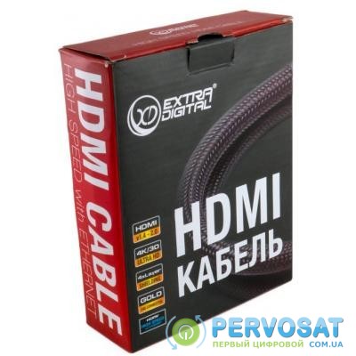 Кабель мультимедийный HDMI to HDMI 3.0m EXTRADIGITAL (KBH1634)