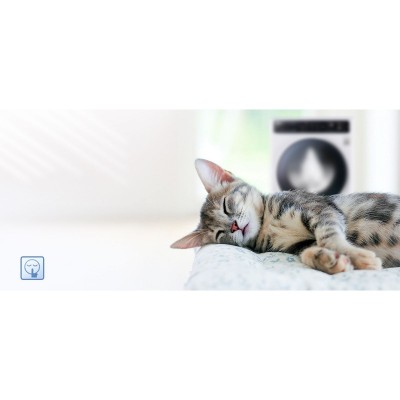 Пральна машина з фронт. завант. LG F4J6TS1W, 8кг, 1400, A+++-30%, Пара, глибина 56см, Дисплей, Білий