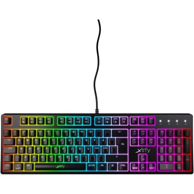 Ігрова клавіатура Xtrfy K4 RGB Kailh Red UA, Black