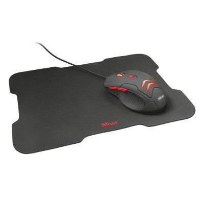 Миша + килимок TRUST Ziva Gaming USB Black