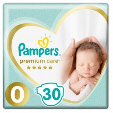 Підгузок Pampers Premium Care Розмір 0 (<3 кг) 30 шт (4015400536857) Підгузок Pampers Premium Care Розмір 0 (<3 кг) 30 шт (4015400536857)