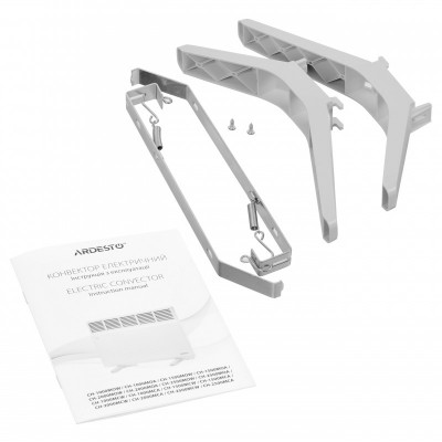 Конвектор ARDESTO, 10м2, 1000Вт, мех. упр-ння, відкритий нагрів. елемент, білий