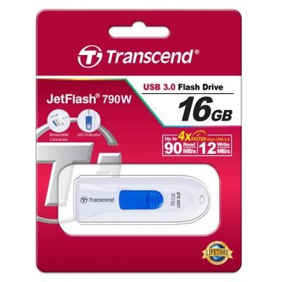 USB флеш накопичувач Transcend 16GB JetFlash 790 USB 3.0 (TS16GJF790W)