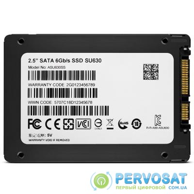 Накопитель SSD 2.5" 480GB ADATA (ASU630SS-480GQ-R)