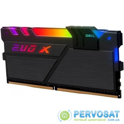 Модуль памяти для компьютера DDR4 16GB (2x8GB) 3200 MHz Evo X Hybrid Independent Light GEIL (GEXSB416GB3200C16ADC)