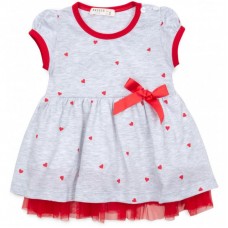 Плаття Breeze з сердечками (15643-92G-gray) Плаття Breeze з сердечками (15643-92G-gray)