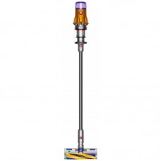 Пилосос DYSON безпровідний V12 Detect Slim Absolute, 150 аВт, конт пил -0,35л, автон. робота до 60хв, вага-2,2кг, сірий-фіолетовий-помаранчевий, ДС394167-01