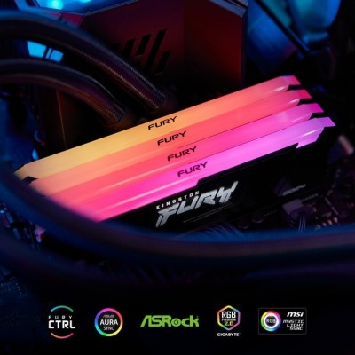 Пам'ять ПК Kingston DDR4 8GB 3600 FURY Beast RGB