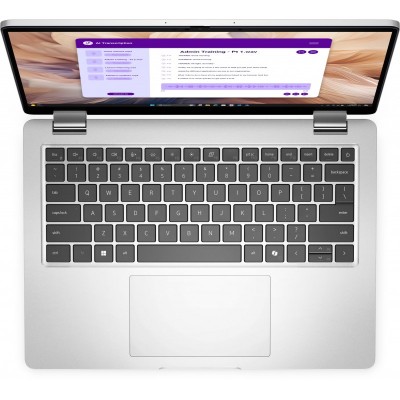 Ноутбук Dell Pro 14 Plus 14" FHD+ AG, Intel U5-235U, 32GB, F512GB, UMA, Win11P, сріблястий